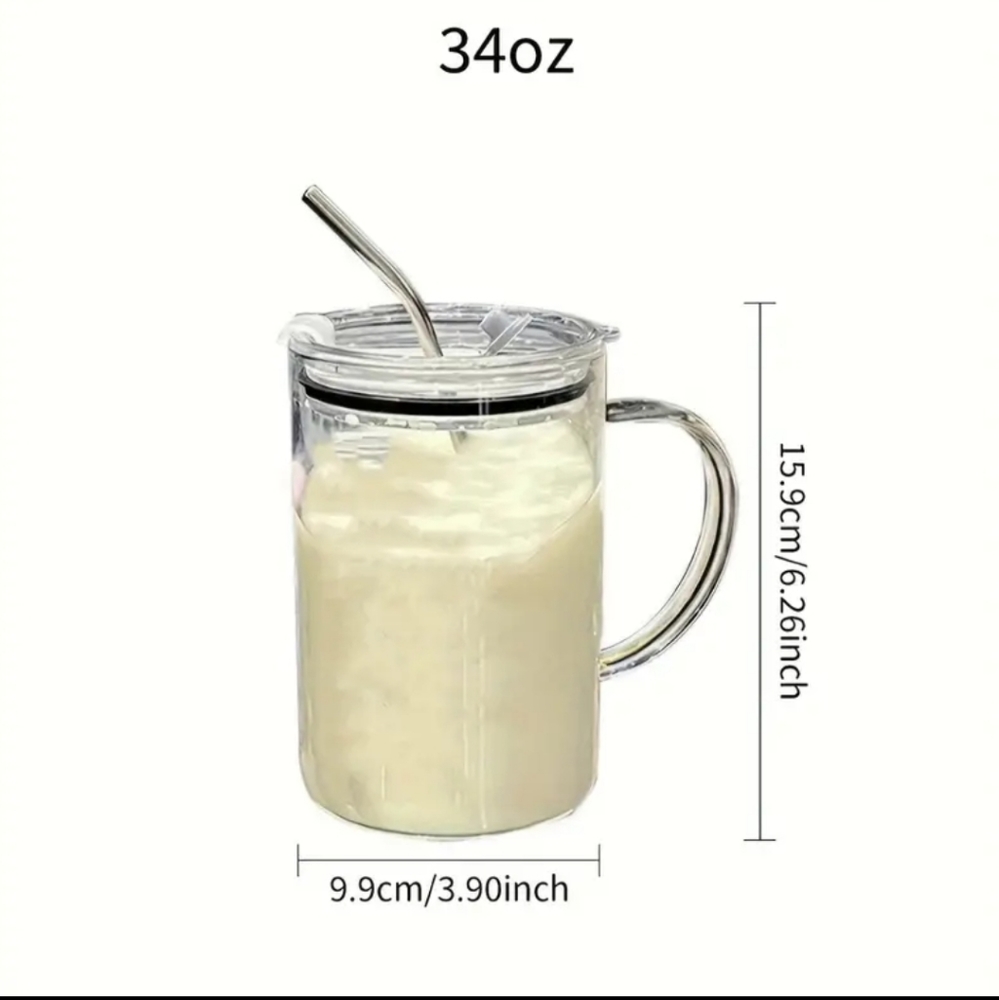 Glass mug